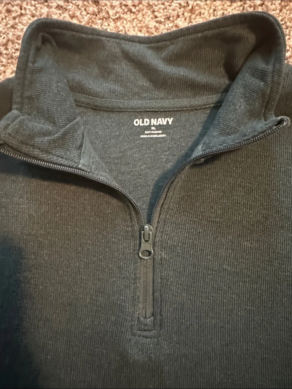 Men's Sweaters 1/4 Zip Pullover Sonoma & Old Navy - Bundle of 2 - Size XL